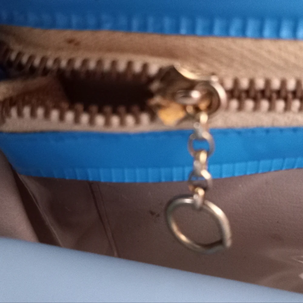 Vintage, 1960's Satchel, Baby Blue